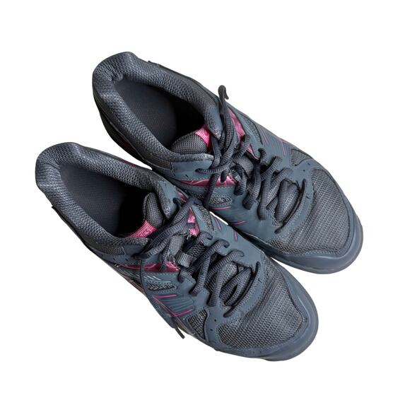 ASICS Women's SIZE 11 Gel 1150V B457Y Gray Pink Athletic Volleyball Shoe Sneaker - Picture 2 of 16